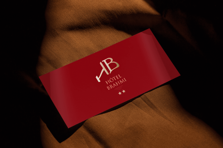 AiDesigner-Fabric elegant business card logo display effect